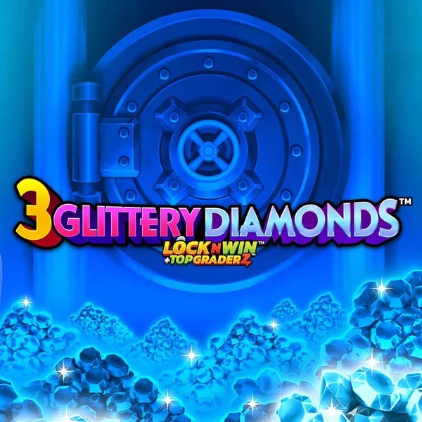 3 Glittery Diamonds slot icon by PearFiction Studios, available at WinLion Casino