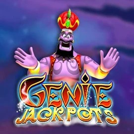 Official Jackpots logo: Genie Jackpots by Blueprint Gaming at WinLion Casino