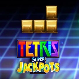 Tetris Super Jackpots slot visual from WMS available on winlions.org