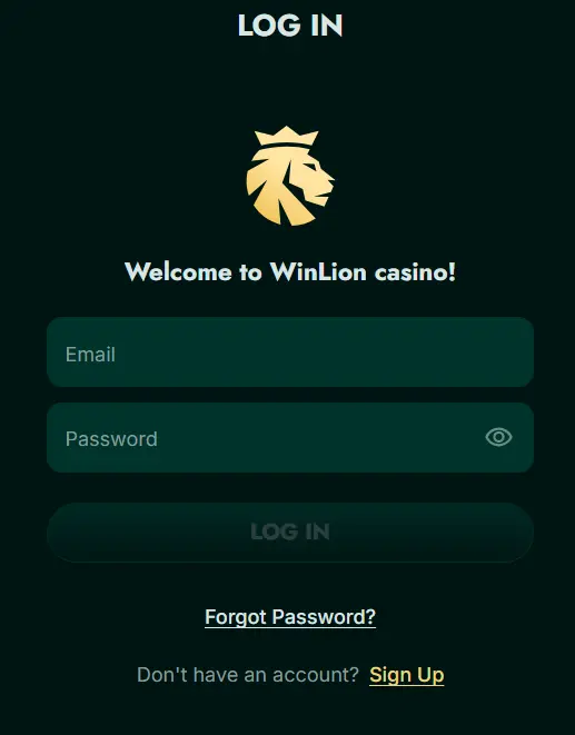 Winlion Casino Canada Login – Secure sign-in with email and password